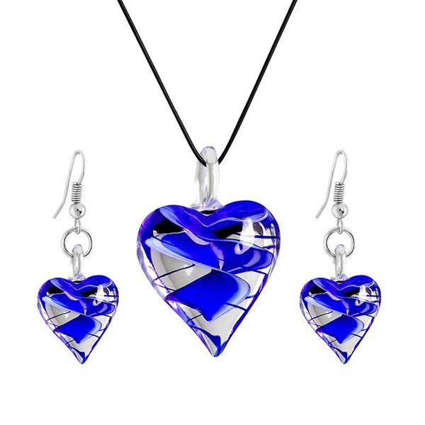 earrings & necklace classic glaze heart dangle brincos female boho jewelry sets rope link earring statement jewellery a00072, Silver
earrings & necklace classic glaze heart dangle brincos female boho jewelry sets rope link earring statement jewellery a00072, Silver