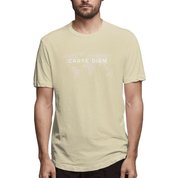 trendy casual men's t-shirts carpe diem wanderlust travel funny o-neck short sleeve tees shirt 100% cotton unique clothing, White;black
trendy casual men's t-shirts carpe diem wanderlust travel funny o-neck short sleeve tees shirt 100% cotton unique clothing, White;black