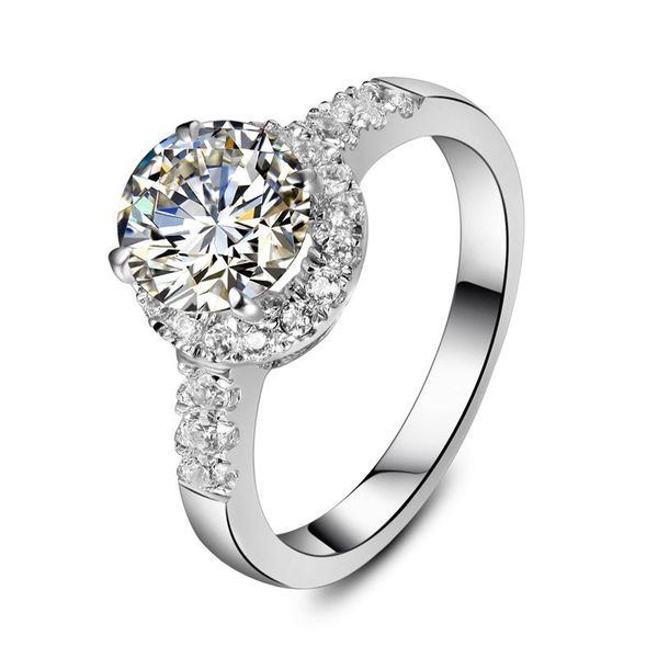 cluster rings gorgeous solid white gold 2ct nscd excellent diamond ring for women wedding classic jewelry, Golden;silver
cluster rings gorgeous solid white gold 2ct nscd excellent diamond ring for women wedding classic jewelry, Golden;silver