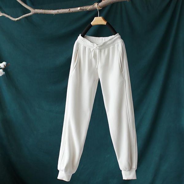 women's pants & capris fashion white sports autumn and winter style loose casual long trousers, Black;white
women's pants & capris fashion white sports autumn and winter style loose casual long trousers, Black;white