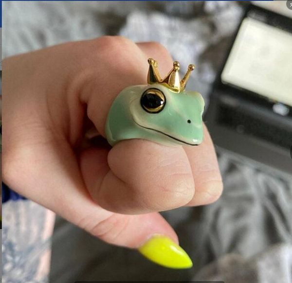 wedding rings 2021 trendy punk gothic hip hop rock cute crown frog shape ring designer animal for men women accessories jewelry, Slivery;golden
wedding rings 2021 trendy punk gothic hip hop rock cute crown frog shape ring designer animal for men women accessories jewelry, Slivery;golden