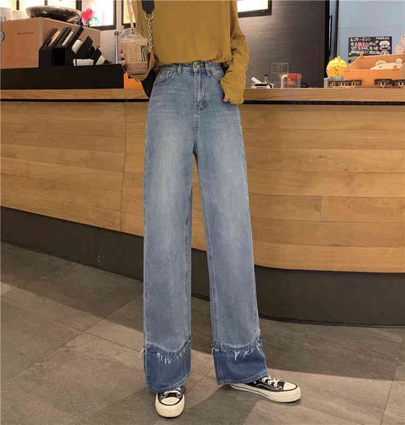 korean style high waist drop baggy leggy pants sew in straight line fashion female cotton jeans trend, Blue
korean style high waist drop baggy leggy pants sew in straight line fashion female cotton jeans trend, Blue