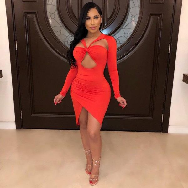 casual dresses ahvit hollow out solid color women dress long sleeve deep v neck front short back skinny party bandage smr9158, Black;gray
casual dresses ahvit hollow out solid color women dress long sleeve deep v neck front short back skinny party bandage smr9158, Black;gray