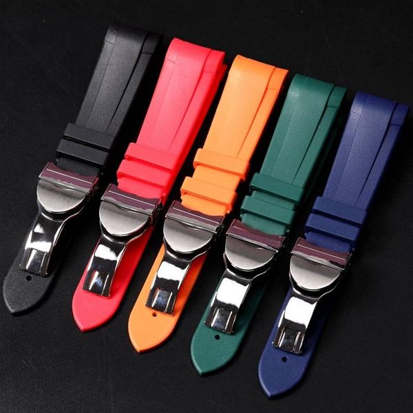 watch bands dust-proof 22mm black blue red orange green curved end soft silicone rubber wrist band strap with silver clasp for, Black;brown
watch bands dust-proof 22mm black blue red orange green curved end soft silicone rubber wrist band strap with silver clasp for, Black;brown