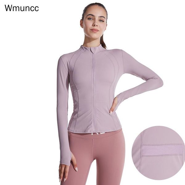 running jackets wmuncc yoga jacket women long sleeve zipper stand collar tight slim fitness sports shirts, Black;red
running jackets wmuncc yoga jacket women long sleeve zipper stand collar tight slim fitness sports shirts, Black;red