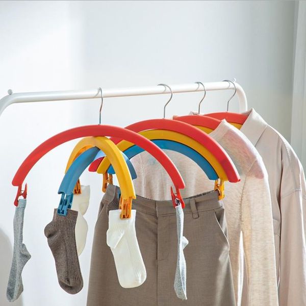 hangers & racks 2pcs rainbow hanger creativity three layers multifunction broad shoulders clip pants rack
hangers & racks 2pcs rainbow hanger creativity three layers multifunction broad shoulders clip pants rack