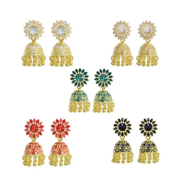bohemian dangle earrings for women gold metal ethnic bells tassel drop earring gypsy arab afghan, Silver
bohemian dangle earrings for women gold metal ethnic bells tassel drop earring gypsy arab afghan, Silver