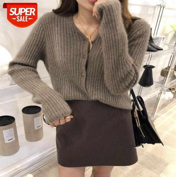 19f/w gao file high-grade korea fox velvet matching qiang warm soft style knitted cardigan waxy #ts9v, Black
19f/w gao file high-grade korea fox velvet matching qiang warm soft style knitted cardigan waxy #ts9v, Black