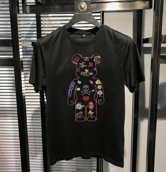 men's t-shirts 2021 high-quality men diamonds tshirt casual short sleeve drill male five color plus size 5xl, White;black
men's t-shirts 2021 high-quality men diamonds tshirt casual short sleeve drill male five color plus size 5xl, White;black