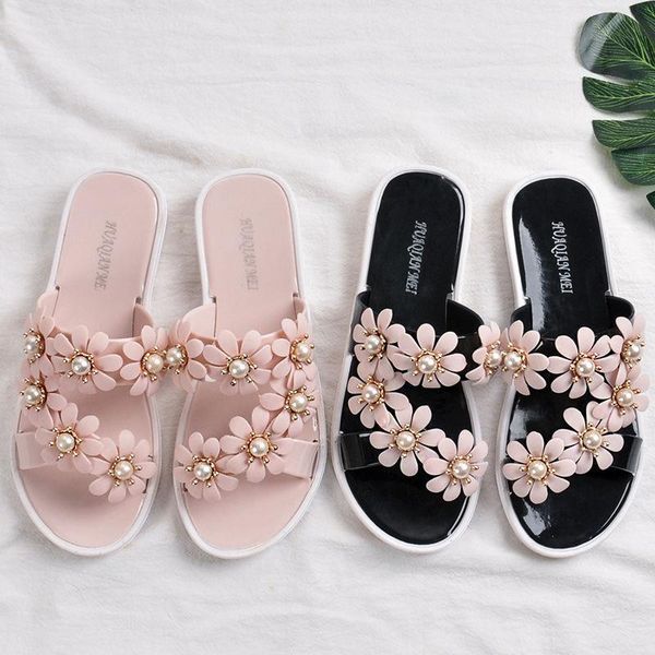 slippers women wear summer beach shoes fashion korean holiday seaside flowers soft bottom non-slip, Black
slippers women wear summer beach shoes fashion korean holiday seaside flowers soft bottom non-slip, Black