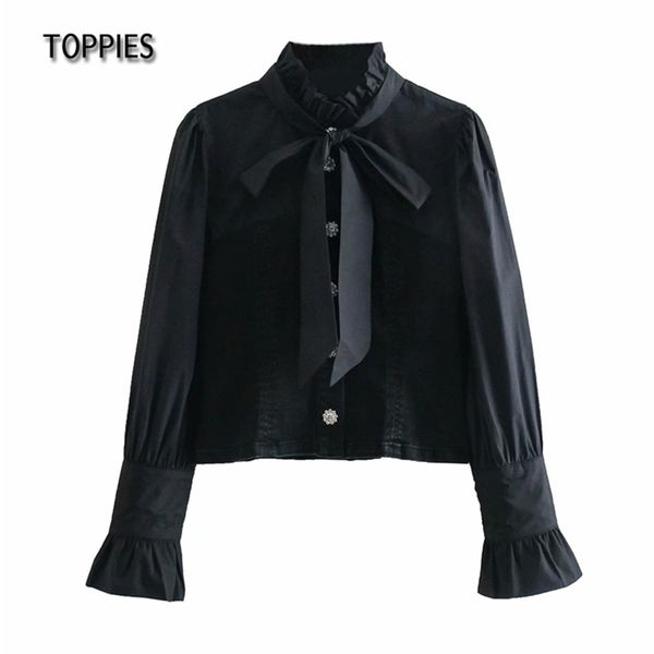 vintage black denim shirts long sleeves sweet bow tie ladies diamond button fashion streetwear 210421, White
vintage black denim shirts long sleeves sweet bow tie ladies diamond button fashion streetwear 210421, White