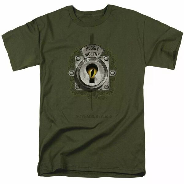 fantastic beasts muggle worthy t shirt mens licensed movie military green, White;black
fantastic beasts muggle worthy t shirt mens licensed movie military green, White;black