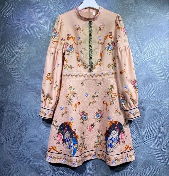 casual dresses designer dress 2021 autumn winter vintage party women appliques floral lace patchwork long sleeve sweet pink, Black;gray
casual dresses designer dress 2021 autumn winter vintage party women appliques floral lace patchwork long sleeve sweet pink, Black;gray