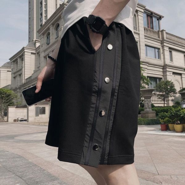 men's shorts mens summer tooling side breasted fitness function pocket pants black sweatpants solid color tidal current, White;black
men's shorts mens summer tooling side breasted fitness function pocket pants black sweatpants solid color tidal current, White;black