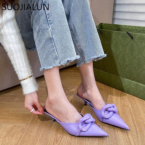 slippers 2021 summer women slipper fashion candy colors chain ladies slip on mules shoes thin low heel pointed toe slides flip, Black
slippers 2021 summer women slipper fashion candy colors chain ladies slip on mules shoes thin low heel pointed toe slides flip, Black