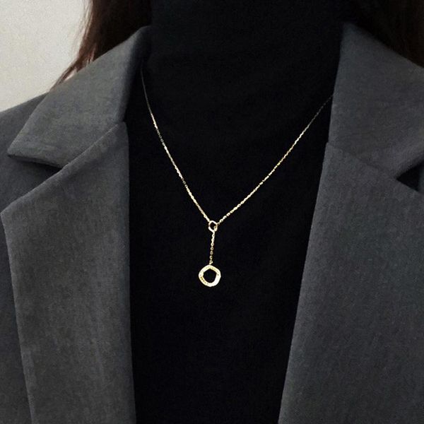 chains 925 sterling silver french small geometric round circle pendant necklace for women fashion shiny clavicle chain jewelry 2m097
chains 925 sterling silver french small geometric round circle pendant necklace for women fashion shiny clavicle chain jewelry 2m097