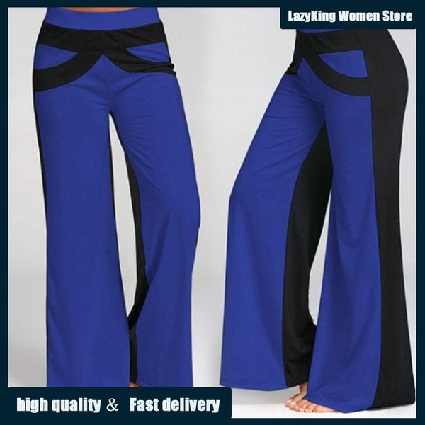 women's leggings women patchwork pants bell bottoms flare sport trousers high waist wide leg sports ladies elastic loose, Black
women's leggings women patchwork pants bell bottoms flare sport trousers high waist wide leg sports ladies elastic loose, Black