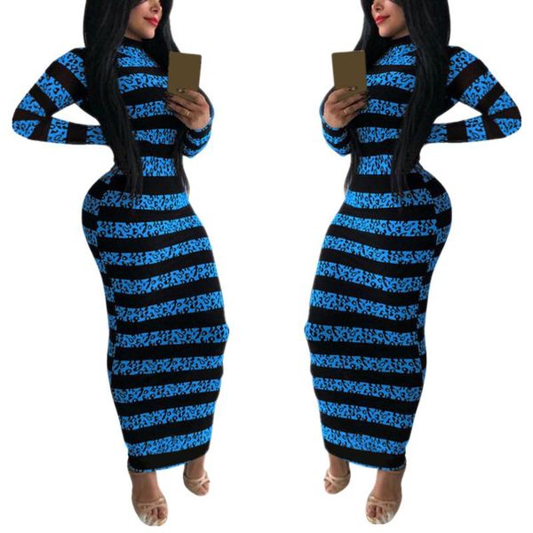 casual dresses autumn striped print bodycon long dress elegant o neck women maxi sleeve party vestidos, Black;gray
casual dresses autumn striped print bodycon long dress elegant o neck women maxi sleeve party vestidos, Black;gray