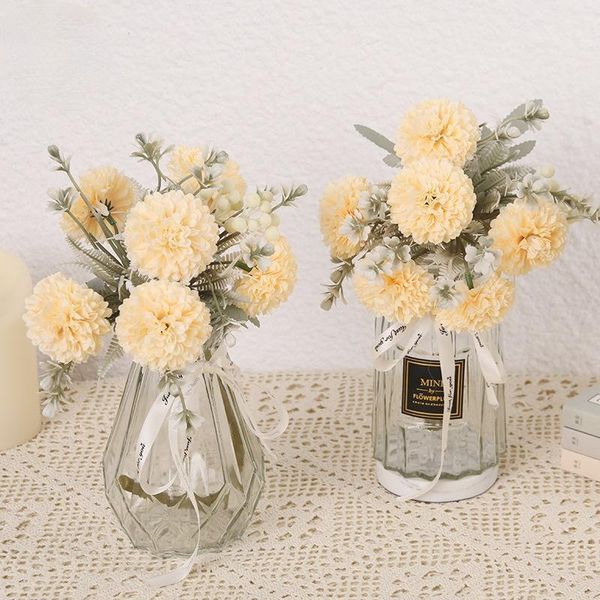 decorative flowers & wreaths pink silk hydrangea artificial flower bridal wedding handkerchief blooming peony fake white home decoration
decorative flowers & wreaths pink silk hydrangea artificial flower bridal wedding handkerchief blooming peony fake white home decoration