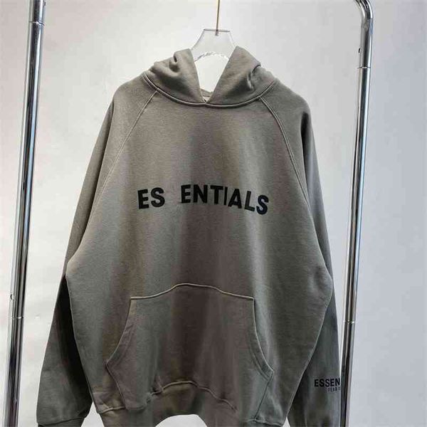 chaopai fog ess double line men's and women's hooded sweater, Black 
chaopai fog ess double line men's and women's hooded sweater, Black