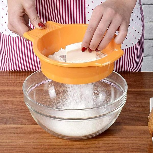 stainless steel mesh manual flour sugar powder sifter kitchen sieve with scraper baking & pastry tools
stainless steel mesh manual flour sugar powder sifter kitchen sieve with scraper baking & pastry tools