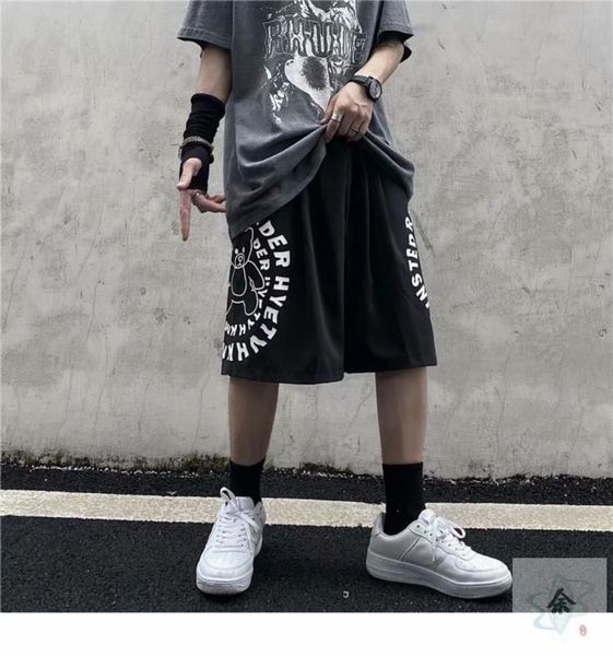 harajuku gothic bear graffiti streetwear black shorts casual high waist summer women vintage korean punk sport man 5xl men's pants
harajuku gothic bear graffiti streetwear black shorts casual high waist summer women vintage korean punk sport man 5xl men's pants
