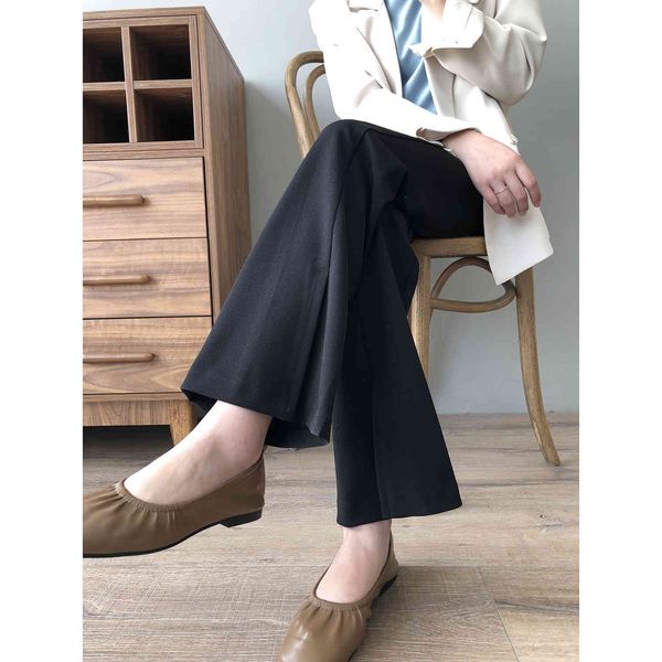 women's pants & capris casual black split female spring 2021 korean high waist and loose long, Black;white
women's pants & capris casual black split female spring 2021 korean high waist and loose long, Black;white