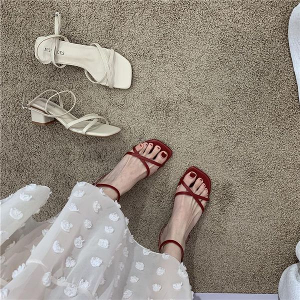 sandals simple women's shoes with thin straps crossed buttons peep-toe korean commuter for women, Black
sandals simple women's shoes with thin straps crossed buttons peep-toe korean commuter for women, Black