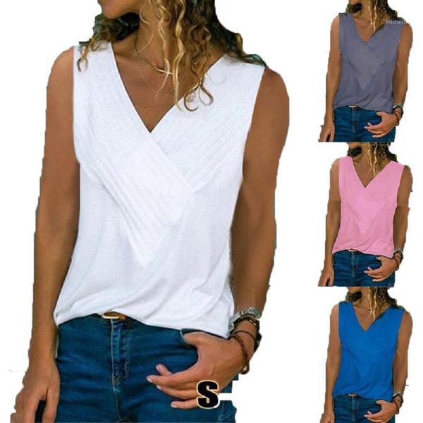 woman summer sleeveless tank solid color v-neck basic casual for women simple vest plus size streetwear female clothes women's t-shirt, White
woman summer sleeveless tank solid color v-neck basic casual for women simple vest plus size streetwear female clothes women's t-shirt, White
