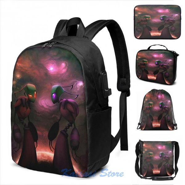 backpack invader zim fan art - almighty tallest red & purple usb charge men school bags women cosmetic bag travel laptop
backpack invader zim fan art - almighty tallest red & purple usb charge men school bags women cosmetic bag travel laptop