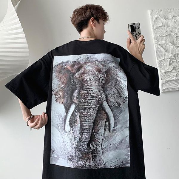 men's t-shirts summer t shirt 2021 fashion animal printed t-shirt mens oversized hip hop short sleeve casual streetwear tees, White;black
men's t-shirts summer t shirt 2021 fashion animal printed t-shirt mens oversized hip hop short sleeve casual streetwear tees, White;black