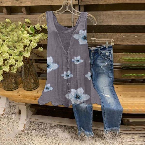 women's blouses & shirts summer 2021 casual floral print sleeveless v-neck shirt blouse loose button fashion womens, White
women's blouses & shirts summer 2021 casual floral print sleeveless v-neck shirt blouse loose button fashion womens, White