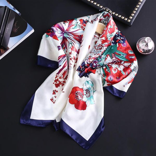 scarves silk neck scarf for women large size square ladies elegant hijab female print head band thin shawls 2021, Blue;gray
scarves silk neck scarf for women large size square ladies elegant hijab female print head band thin shawls 2021, Blue;gray
