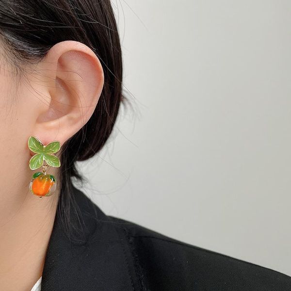 dangle & chandelier cute fruit pendant earrings for women ins persimmon wishful high-end girl orange statement jewelry, Silver
dangle & chandelier cute fruit pendant earrings for women ins persimmon wishful high-end girl orange statement jewelry, Silver