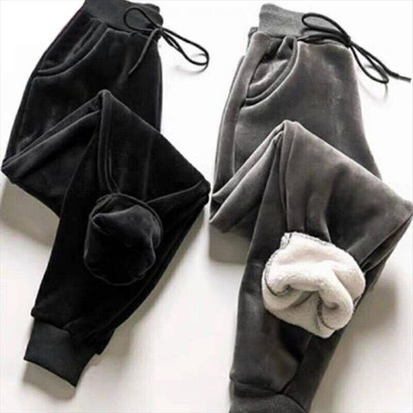 winter lamb fur slim casual womens pant warm cashmere lined fleece autumn sweatpants lady harem, Black;white
winter lamb fur slim casual womens pant warm cashmere lined fleece autumn sweatpants lady harem, Black;white