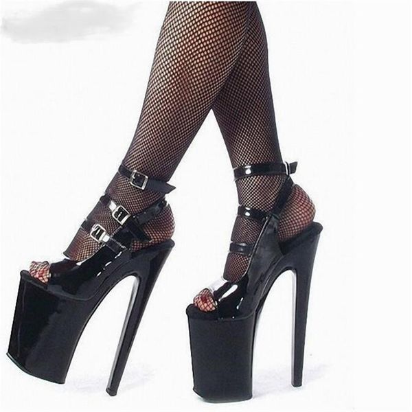 bridal 20cm thin high heels nightclub 10cm platform womens sandals female model stage lady stiletto plus size 35-46, Black
bridal 20cm thin high heels nightclub 10cm platform womens sandals female model stage lady stiletto plus size 35-46, Black