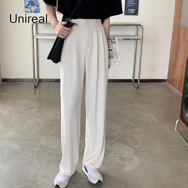 women's pants & capris unireal 2021 autumn women wide leg white suit blazer streetwear high waist casual trousers, Black;white
women's pants & capris unireal 2021 autumn women wide leg white suit blazer streetwear high waist casual trousers, Black;white