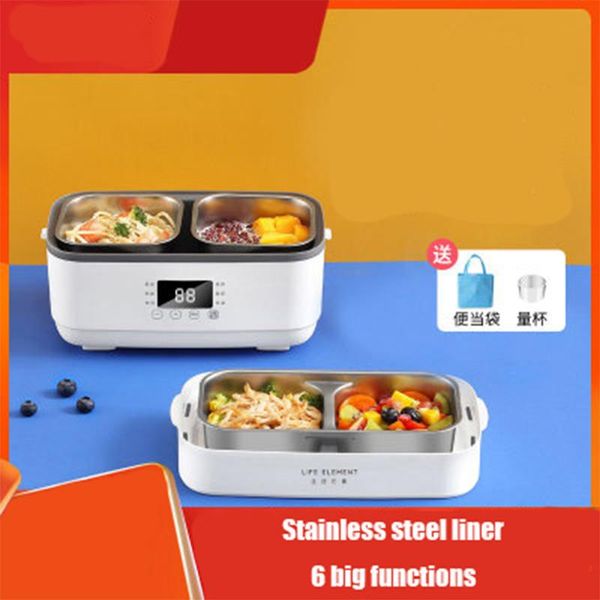 electric lunch box automatic heating and insulation pluggable mini office workers double-layer steamed rice with dinnerware sets
electric lunch box automatic heating and insulation pluggable mini office workers double-layer steamed rice with dinnerware sets