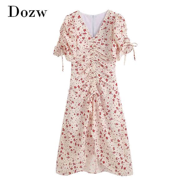 v neck print elegant dress bow tie puff short sleeve dress women back zipper holiday beach midi dress vetement femme 210414, Black;gray
v neck print elegant dress bow tie puff short sleeve dress women back zipper holiday beach midi dress vetement femme 210414, Black;gray