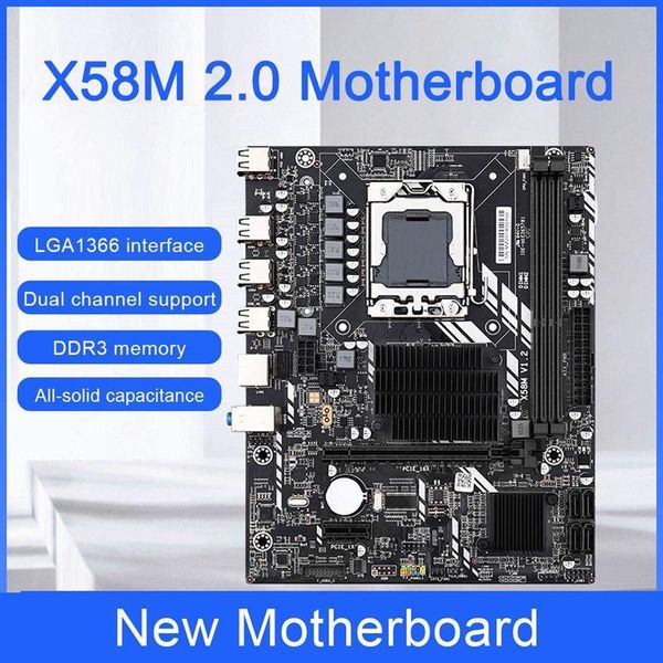motherboards x58m 2.0 computer motherboard m-atx dual channel ddr3 ecc 32g usb sata 8 24pin mainboard support for lga1366 series cpu
motherboards x58m 2.0 computer motherboard m-atx dual channel ddr3 ecc 32g usb sata 8 24pin mainboard support for lga1366 series cpu