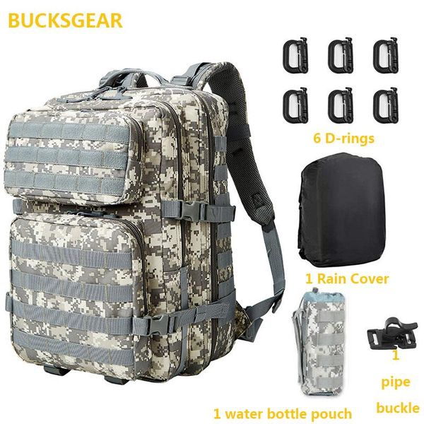 camouflage outdoor camping backpack with rain cover water-resistant 40l army fans assault military tactical bags
camouflage outdoor camping backpack with rain cover water-resistant 40l army fans assault military tactical bags