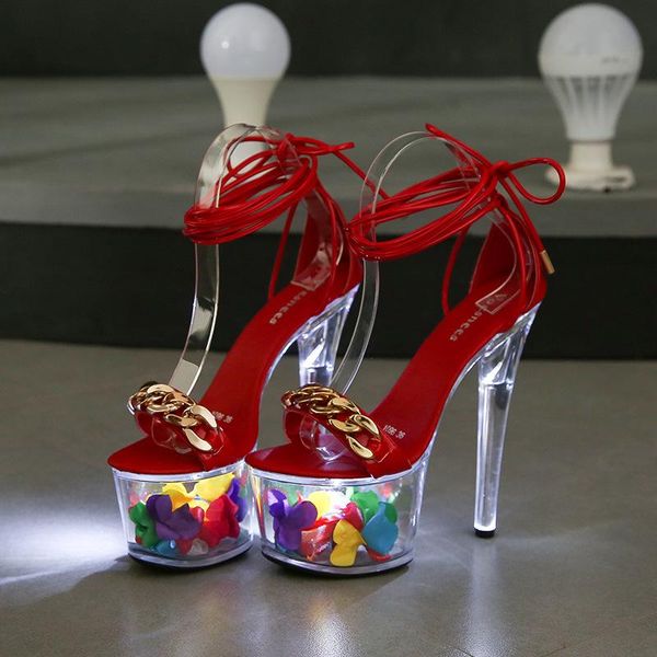 sandals leopard land patent leather 17cm high heels stiletto transparent glowing hate super female summer lfd, Black
sandals leopard land patent leather 17cm high heels stiletto transparent glowing hate super female summer lfd, Black