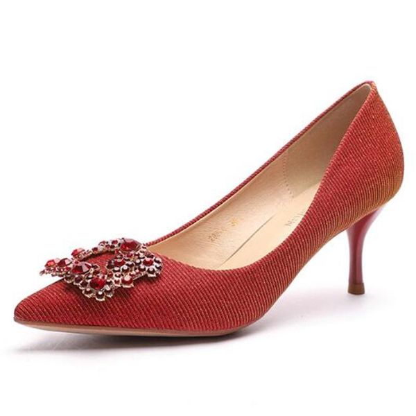 dress shoes pumps wedding women fetish rhinestones none-woven slip on 6.5cm thin high heels pointed toe shallow, Black
dress shoes pumps wedding women fetish rhinestones none-woven slip on 6.5cm thin high heels pointed toe shallow, Black