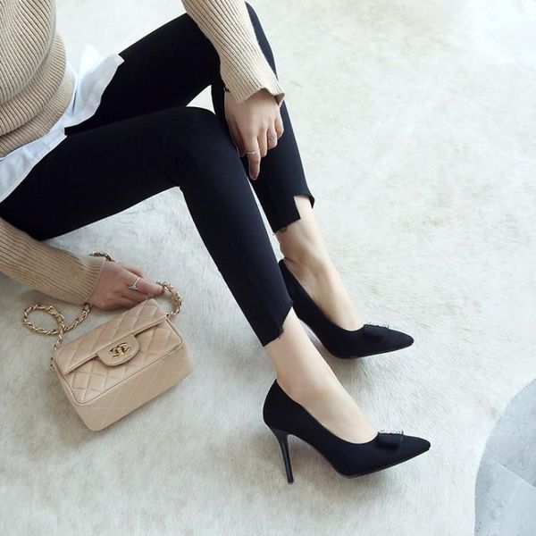dress shoes big size 9 11 ladies high heels women woman pumps pointed slippers, Black
dress shoes big size 9 11 ladies high heels women woman pumps pointed slippers, Black