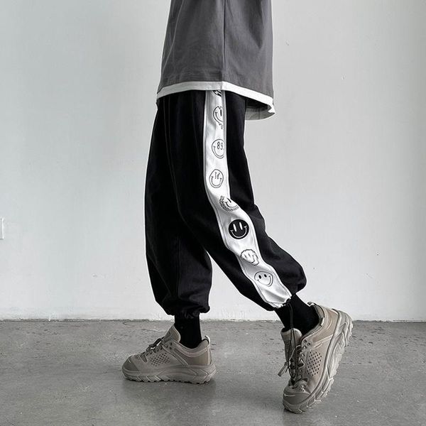 men's slacks sports casual pants hip hop style harem fitness streetwear printing joggers sweatpants 3 color trousers, Black
men's slacks sports casual pants hip hop style harem fitness streetwear printing joggers sweatpants 3 color trousers, Black