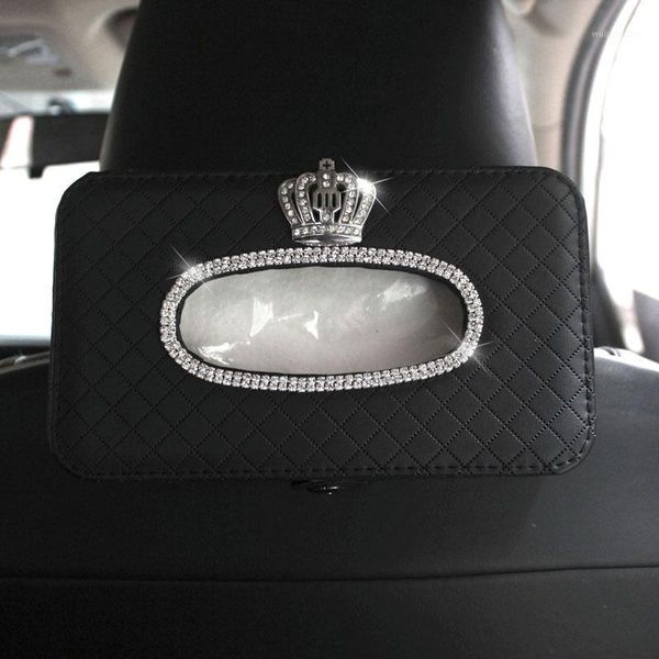crown crstal rhinestone car tissue case box pu leather backseat hanging paper towel storage covers auto headrest back organizers1
crown crstal rhinestone car tissue case box pu leather backseat hanging paper towel storage covers auto headrest back organizers1