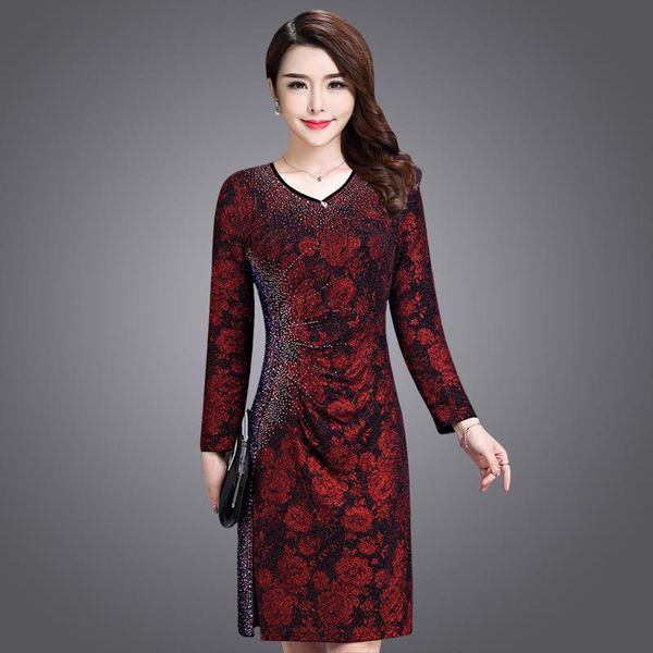autumn middle aged women dress xxxxxl big code printed designs elegant slim lady dresses plus size rh482 casual, Black;gray
autumn middle aged women dress xxxxxl big code printed designs elegant slim lady dresses plus size rh482 casual, Black;gray