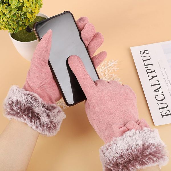 five fingers gloves 2021 fashion women autumn winter cute furry warm mitts full finger mittens touch screen plus velvet, Blue;gray
five fingers gloves 2021 fashion women autumn winter cute furry warm mitts full finger mittens touch screen plus velvet, Blue;gray