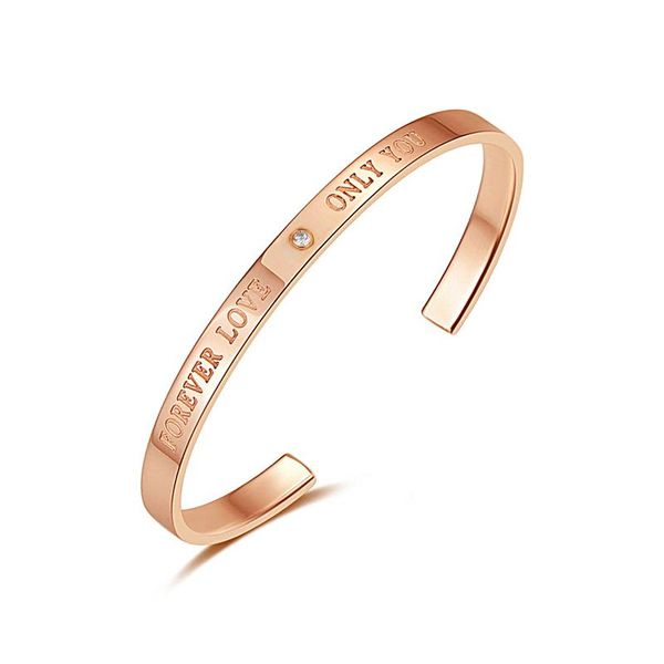 charm bracelets cyue european 316l stainless steel c-shaped opening forever love only you bracelet bangle for women fashion jewelry, Golden;silver
charm bracelets cyue european 316l stainless steel c-shaped opening forever love only you bracelet bangle for women fashion jewelry, Golden;silver