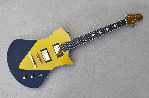 factory custom black gold electric guitar with rosewood fretboard,hh pickups,can be customized
factory custom black gold electric guitar with rosewood fretboard,hh pickups,can be customized